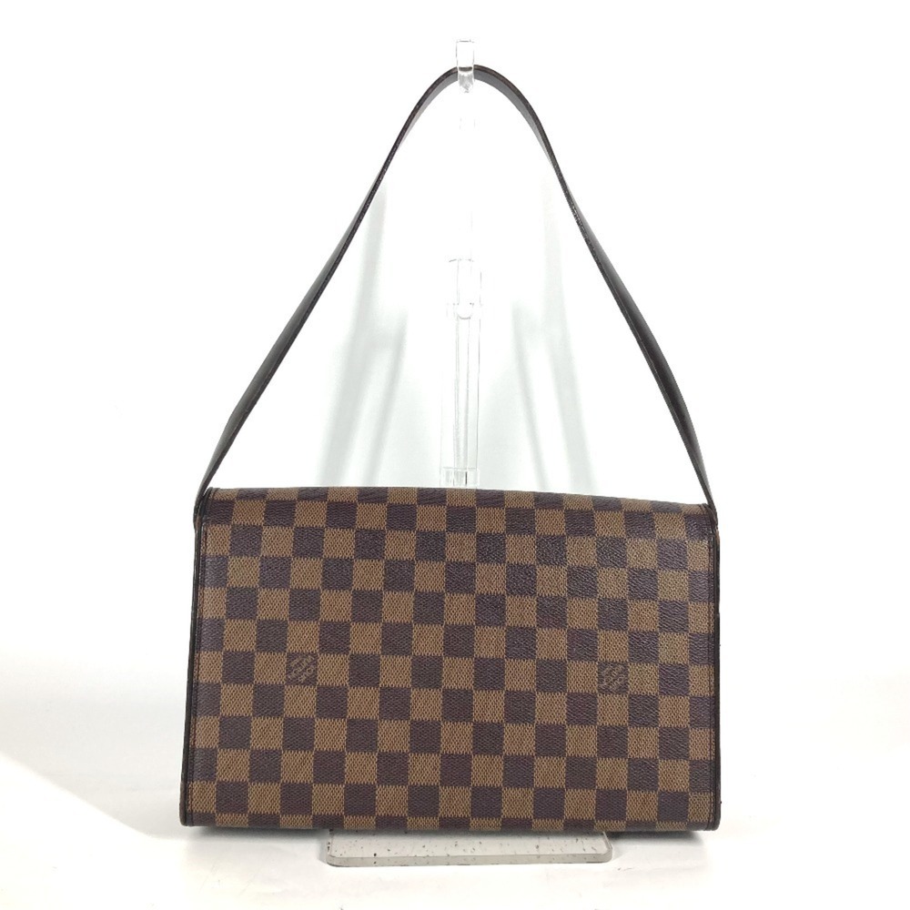 LOUIS VUITTON Authentic Brown Damier Canvas Shoulder Bag